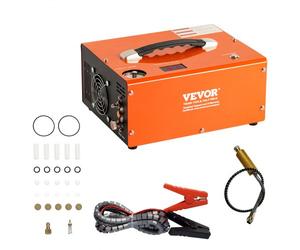 VEVOR Compressore d'Aria 30MPa PCP Portatile Convertitore Integrato Spegnimento Manuale DC 12V/AC 230V, Compressore d'Aria Portatile ad Alta Pressione Senza Acqua Senza Olio Portatile