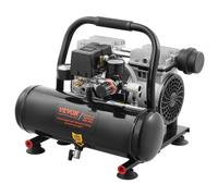 VEVOR Compressore d'Aria Serbatoio in Acciaio 4 L – Senza olio, 68 dB per riparazioni auto