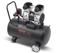 VEVOR Compressore d'Aria 60 L Compressore d'Aria Senza Olio per Riparazioni Auto