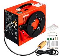 VEVOR Compressore d'Aria ad Arresto Automatico da 350 W, Pompa di Compressore ad Alta Pressione 4500 Psi, Uso per Fucile ad Aria Compressa PCP, Serbatoio di Paintball, Pistola ad Aria Compressa, ecc.