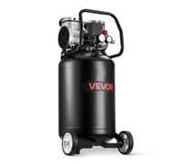 VEVOR Compressore d'Aria da 50 Litri 1,5 KW Senza Olio Serbatoio Max 8 Bar