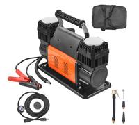 VEVOR Compressore d'Aria Doppia Bombola Gonfiaggio Pneumatici 300 L/min 10,3 Bar