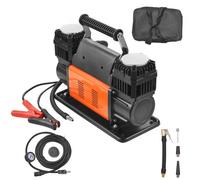 VEVOR Compressore d'Aria Doppia Bombola Gonfiaggio Pneumatici 300 L/min 10,3 Bar