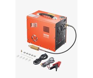 VEVOR Compressore d'Aria PCP, Compressore per Fucile ad Aria Compressa PCP 30 MPa con Convertitore Integrato e Sistema di Raffreddamento a Ventola Integrato, per Bombola di Paintball Senza Olio