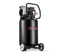 VEVOR Compressore d'Aria per Gonfiaggio da 50 Litri 1,5 KW, Pressione Massima 8 Bar, Serbatoio del Compressore d'Aria Senza Olio, Portatile su Ruote per Riparazioni Auto, Gonfiaggio Pneumatici