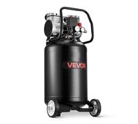 VEVOR Compressore d'Aria per Gonfiaggio da 50 Litri 1,5 KW, Pressione Massima 8 Bar, Serbatoio del Compressore d'Aria Senza Olio, Portatile su Ruote per Riparazioni Auto, Gonfiaggio Pneumatici