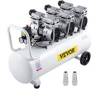 VEVOR Compressore d'Aria Senza Olio Ultra Silenzioso da 22 Galloni, Compressore Silenziato, Compressore d'Aria 2200 W, Rumorosità meno 58 dB, Compressore d'aria Portatile Senza Olio