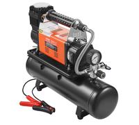 VEVOR Compressore d'Aria Serbatoio 6L Gonfiatore Pneumatici 180 L/min 10,3 Bar