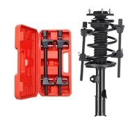VEVOR Compressore per Molle Ammortizzatori Set 2 Pezzi, Utensile per Compressione di Molle Elicoidali Corsa Max. 264 mm, Compressore per Smontaggio Ammortizzatori per Auto, Camion