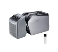 VEVOR Condizionatore d'Aria Portatile 5000 BTU, Unità di Condizionamento dell'Aria 3 Velocità Timer 24 Ore, Aria Condizionata Portatile Regolabile da 16 a 32 ℃ Compatibile AC/DC per Campeggio