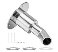 VEVOR Connettore di Ricambio per Tubo di Riscaldatore Diesel 24 mm, Raccordo per Copertura di Scarico a Gomito in Acciaio Inox 316 con Viti Dadi Guarnizione, per Riscaldatore di Parcheggio Diesel