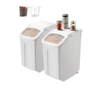 VEVOR Contenitore Conservare 20 L Contenitore Ermetico per Ingredienti 2 Pezzi