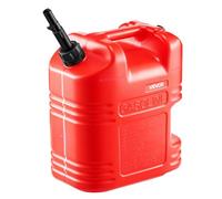 VEVOR Contenitore per Carburante 19 L Serbatoio per Benzina con Beccuccio e Scala Trasparente, Portata Massima 0,25L/s, per la Maggior Rarte di Auto, Moto, ATV, UTV, Rosso, 1 Confezione