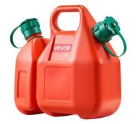 VEVOR Contenitore per Carburante 6 L, Serbatoio Carburante con Beccuccio e Contenitore Olio Extra da 1,9 L, Portata Massima di 0,091L/s, per la Maggior Parte delle Auto, Moto, ATV e UTV