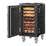 VEVOR Scatola per Alimenti coibentato 109 QT per Catering, Porta Bevande per Alimenti in LLDPE con Doppie Fibbie, Scaldavivande a Caricamento Frontale con Maniglie