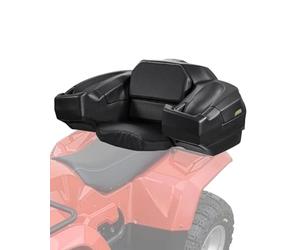 VEVOR Contenitore Sdraio da Auto ATV Posteriore Capienza max. 95L Contenitore di Carico con Sedile Schienale LLDPE Impermeabile con Serratura per Veicoli ATV, Scatola Portapacchi Posteriore, Nero