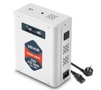 VEVOR Convertitore di Tensione Step-Down da 2000 VA, Trasformatore di Potenza per Impieghi Gravosi da 220 V a 110 V con 2 Prese USA, Uscita USB, Display LCD, per Elettrodomestici da 110 V