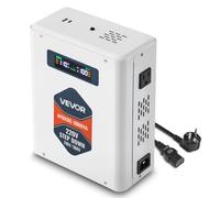 VEVOR Convertitore di Tensione Step-Down da 3000 VA, Trasformatore di Potenza per Impieghi Gravosi da 220 V a 110 V con 2 Prese USA, Uscita USB, Display LCD, Protezione della Temperatura