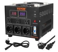 VEVOR Convertitore Tensione Step-up/Down 220-110V/110-220V 5000VA Uso Domestico