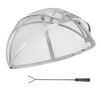 VEVOR Coperchio per Parascintille per Braciere Diametro 762 mm Copertura Rotonda Anello per Braciere da Esterno, Copertura in Metallo per Braciere in Acciaio Inossidabile da Cortile Giardino Campeggio