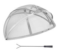 VEVOR Coperchio per Parascintille per Braciere Diametro 914 mm Copertura Rotonda Anello per Braciere da Esterno, Copertura in Metallo per Braciere in Acciaio Inossidabile da Cortile Giardino Campeggio