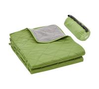 VEVOR Coperta da Campeggio, Grande Coperta Calda da Stadio, Impermeabile e Antivento, Pile di Poliestere 350 GSM, Ignifuga, Ideale per Esterni, Picnic, Escursioni, Viaggi, 2,08 mx 1,4 m Bicolore