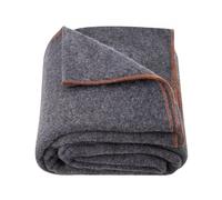 VEVOR Coperta da Campeggio in Lana, Coperta Calda da Stadio, Impermeabile e Antivento, Ignifuga, Ideale per Esterni, Picnic, Escursioni, Eventi Sportivi, Viaggi, 1,62 m x 2,23 m, Grigio Chiaro