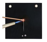 VEVOR Coperta per Saldatura Ignifuga, 305x305mm Coperta Antincendio in Fibra di Carbonio Resistente al Calore 982 ℃ Tappetino di Protezione Torcia Propano con Occhielli in Metallo per Tubi in Rame