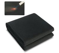 VEVOR Coperta per Saldatura in Feltro di Carbonio 1 Pezzo, Set Coperte Resistenti al Calore 982℃, Copertura per Saldatura 310 x 700 x 3mm con Isolamento Ignifugo Gommini Metallici