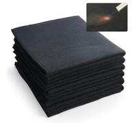 VEVOR Coperta per Saldatura in Feltro di Carbonio 6 Pezzi, Set Coperte Resistenti al Calore 982℃, Copertura per Saldatura 540 x 510 x 3mm con Isolamento Ignifugo Gommini Metallici