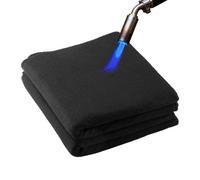 VEVOR Coperta per Saldatura in Feltro di Carbonio, Tappeto per Saldatura Ignifuga 2 pezzi da 508 x 914 mm, Coperta di Protezione di Sicurezza max. 982°C, Tappeto Ignifugo Spessore da 3,5 mm