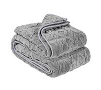 VEVOR Coperta Ponderata per Letto, Coperta Pesante Traspirante Rinfrescante, con Perle di Vetro, Uso in Ogni Stagione, per Adulti, Migliora il Sonno, Grigio 1524 x 2032 mm ±40 mm, ca. 9,2 kg