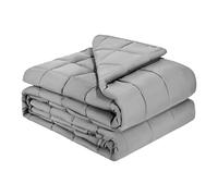 VEVOR Coperta Ponderata per Letto King Size, Coperta Pesante Traspirante Rinfrescante, con Perle di Vetro, Uso in Ogni Stagione, per Adulti, Migliora il Sonno, Grigio 2235 x 2640 mm ± 40 mm