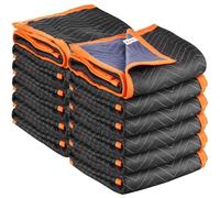 VEVOR Coperte da Trasloco 12 Pezzi, 1829 x 1016 mm, Grandi Coperte da Imballaggio con Imbottitura in Cotone, Coperta da Trasloco Imbottita per Spedizione, Imballaggio e Protezione di Mobili