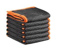 VEVOR Coperte da Trasloco 6 Pezzi, 1829 x 1016 mm, Grandi Coperte da Imballaggio con Imbottitura in Cotone, Coperta da Trasloco Imbottita per Spedizione, Imballaggio e Protezione di Mobili