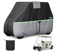 VEVOR Copertura di Protezione per Carrello da Golf Copertura Completa con Tessuto Oxford 600D Impermeabile da Esterno per Golf Cart da 4 Posti Compatibile con Modello Yamaha EZGO Club Car Honda