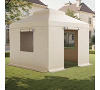 VEVOR Copertura Invernale per Gazebo, per Gazebo Rigidi da 3,07 x 3,07 m, Copertura a Due livelli per Tutte le Stagioni con Pareti Laterali e Finestre in Rete, per Ripari Chiusi, non Inclusi