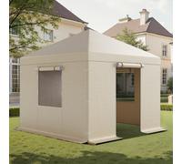 VEVOR Copertura Invernale per Gazebo, per Gazebo Rigidi da 3,07 x 3,07 m, Copertura per Tutte le Stagioni con Pareti Laterali e Finestre in Rete, per Ripari Chiusi,non Inclusi