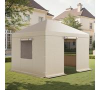 VEVOR Copertura Invernale per Gazebo, per Gazebo Rigidi da 3,09 x 3,69 m, Copertura per Tutte le Stagioni con Pareti Laterali e Finestre in Rete, per Ripari Chiusi,non Inclusi