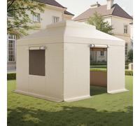 VEVOR Copertura Invernale per Gazebo, per Gazebo Rigidi da 3,10 x 4,41 m, Copertura a Due Livelli per Tutte le Stagioni con Pareti Laterali e Finestre in Rete, per Ripari Chiusi,non Inclusi