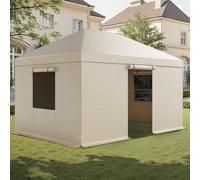 VEVOR Copertura Invernale per Gazebo, per Gazebo Rigidi da 3,10 x 4,41 m, Copertura per Tutte le Stagioni con Pareti Laterali e Finestre in Rete, per Ripari Chiusi, non Inclusi