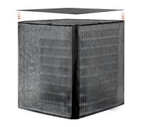 VEVOR Copertura per Aria Condizionata da Esterno 81,2x81,2x91,4 cm, Copertura Protettiva da Detriti Pioggia per Condizionatore, Tessuto in Poliestere Rete in PVC, Misura Universale