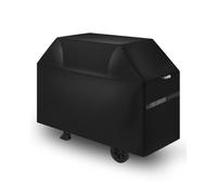 VEVOR Copertura per Barbecue all'Aperto, Impermeabile, Resistente allo Sbiadimento e alle Intemperie, Poliestere 600D Resistente, Facile da Indossare, con Cinghie a Strappo, 165,1 cm Nero