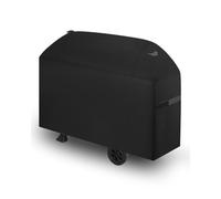VEVOR Copertura per Barbecue all'Aperto, Impermeabile, Resistente allo Sbiadimento e alle Intemperie, Poliestere 600D Resistente, Facile da Indossare, con Cinghie a Strappo, 160 cm Nero
