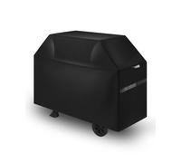 VEVOR Copertura per Barbecue all'Aperto, Impermeabile, Resistente allo Sbiadimento e alle Intemperie, Poliestere 600D Resistente, Facile da Indossare, con Cinghie a Strappo, 121,9 cm Nero