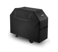 VEVOR Copertura per Barbecue all'Aperto, Impermeabile, Resistente allo Sbiadimento e Intemperie, Poliestere 600D Resistente, Facile da Indossare, con Cinghie a Strappo, 152,4 cm Nero