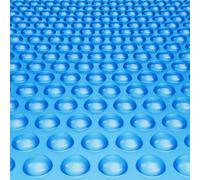 VEVOR Copertura Solare per Piscina, 9,75 x 4,87 m, Copertura Solare per Piscina Rettangolare, Spessore 0,4 mm, Protezione per Piscina per Piscina Interrata Fuori Terra, per Riscaldamento Acqua, Blu