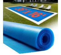 VEVOR Copertura Solare per Piscina da 10972 x 4876 mm, Coperta Solare per Piscine con Doppio Strato d'Aria Termoisolante per Piscine, Assorbimento del Calore Diurno, Ritenzione del Calore Notturno