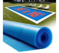 VEVOR Copertura Solare per Piscina da 10972 x 4876 mm, Coperta Solare per Piscine con Doppio Strato d'Aria Termoisolante per Piscine, Assorbimento del Calore Diurno, Ritenzione del Calore Notturno