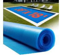 VEVOR Copertura Solare per Piscina da 10972 x 5486 mm, Coperta Solare per Piscine con Doppio Strato d'Aria Termoisolante per Piscine, Assorbimento del Calore Diurno, Ritenzione del Calore Notturno